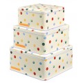 Emma Bridgewater Polka Dot Square Cake Tin Set 